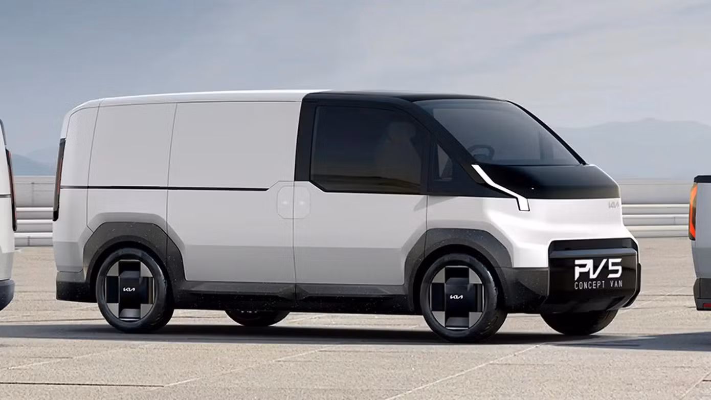 Mẫu concept Kia PV5 được giới thiệu vào năm 2024.