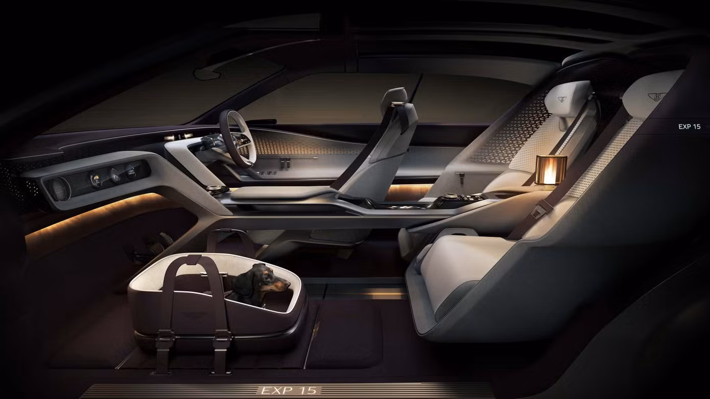 Bentley hé lộ xe điện siêu sang chỉ có 3 chỗ ngồi ảnh 8