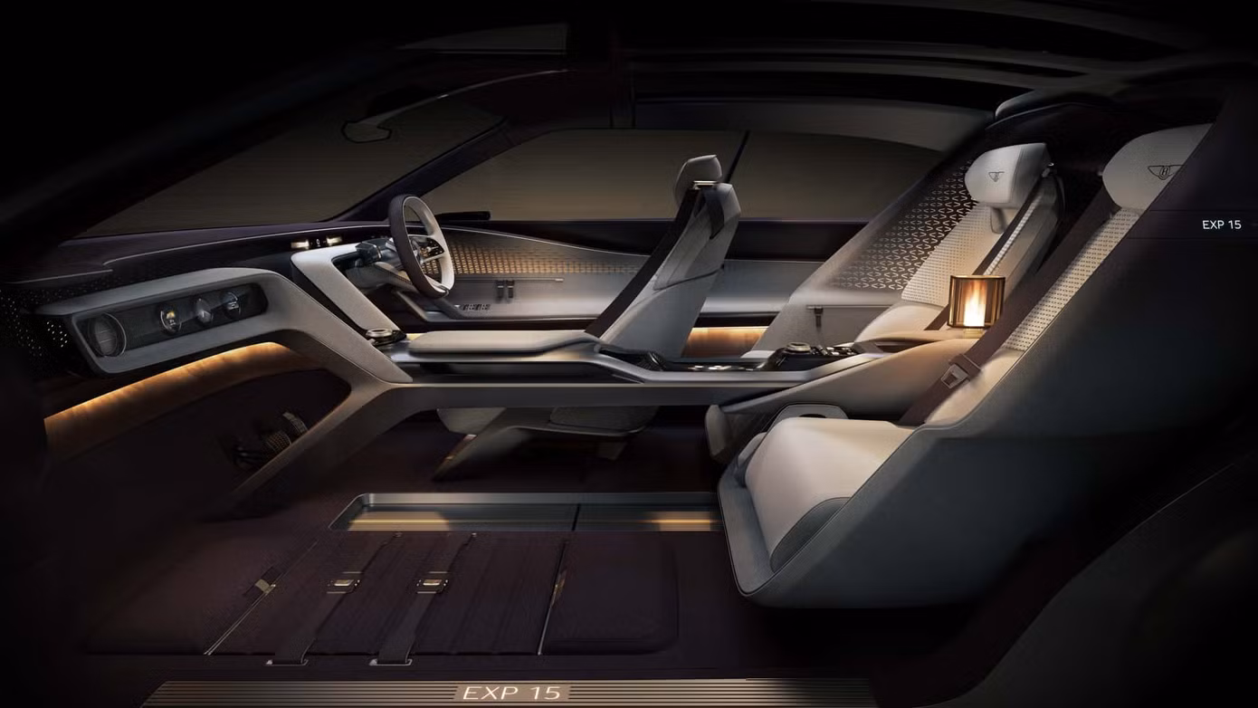 Bentley hé lộ xe điện siêu sang chỉ có 3 chỗ ngồi ảnh 7