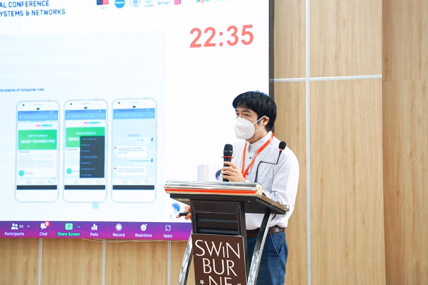 Hội nghị có sự tham gia trình bày của các đại diện tập công nghệ lớn
