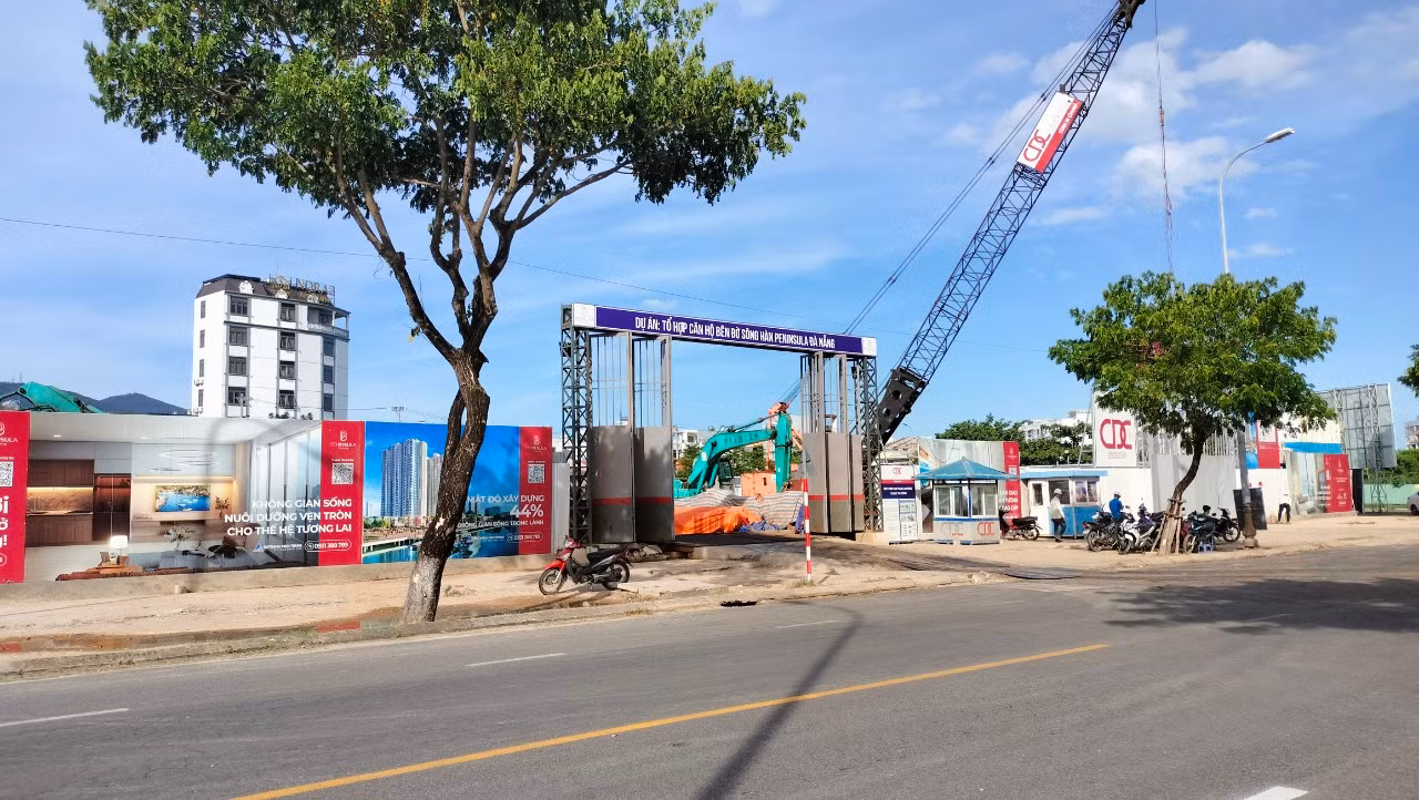 Dự án Tổ hợp căn hộ bên bờ sông Hàn. Ảnh: Nguyễn Thành