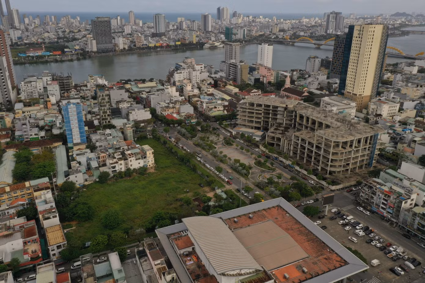 Hiện trạng một khu vực ở quận Hải Châu - nơi đặt trong phạm vi nghiên cứu của đề án.