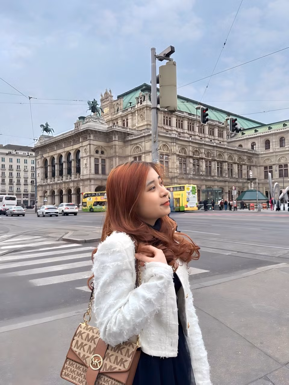 Minh Anh tại thủ đô Viên - Áo.
