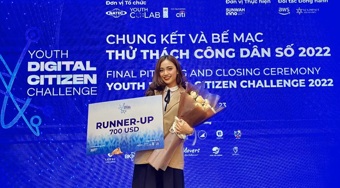 Á quân cuộc thi thử thách công dân số 2022.