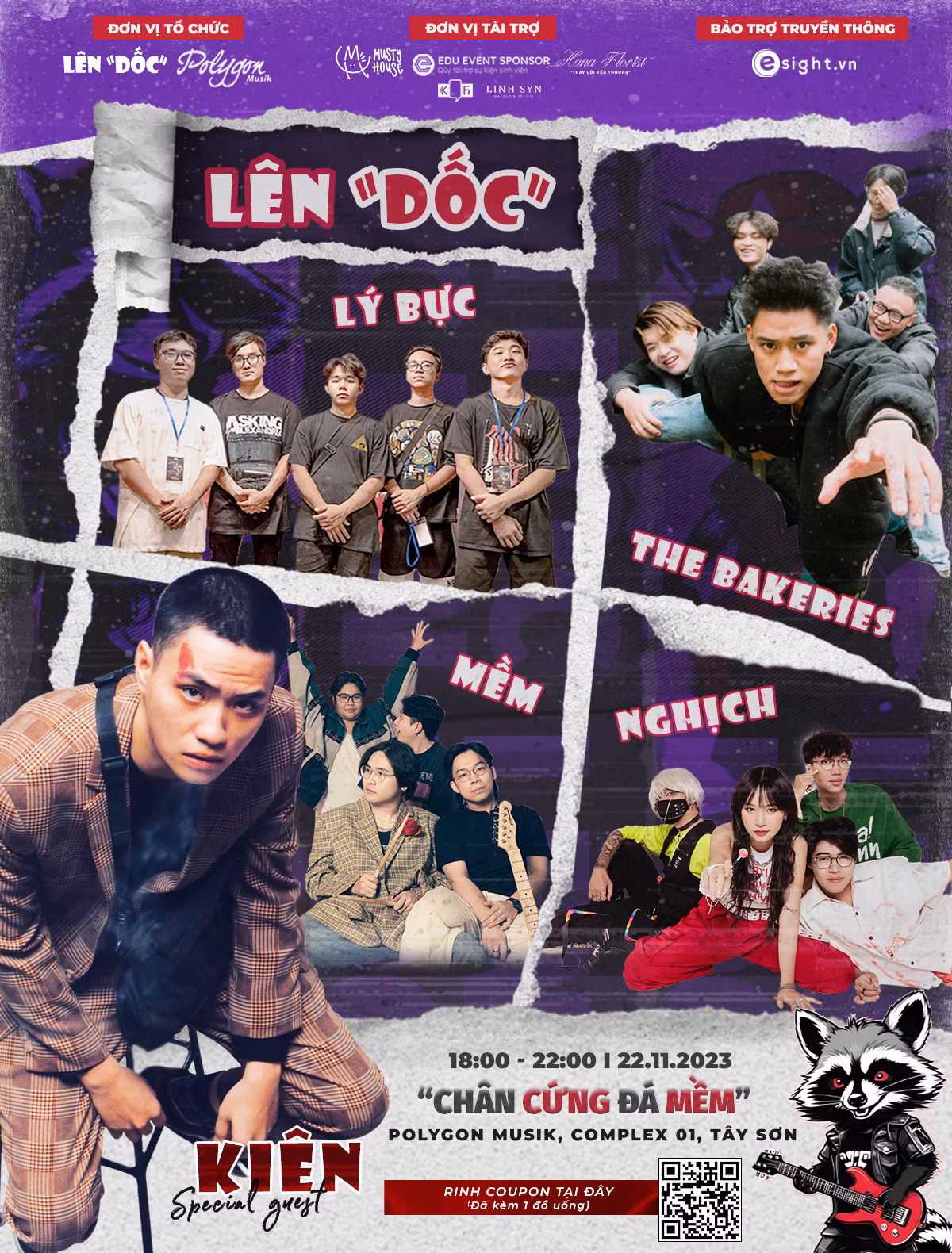 Show nhạc Lên “Dốc” quy tụ những nhóm nhạc Rock trẻ tài năng, với các phong cách âm nhạc đa dạng. Show nhạc Lên “Dốc” quy tụ những nhóm nhạc Rock trẻ tài năng, với các phong cách âm nhạc đa dạng.