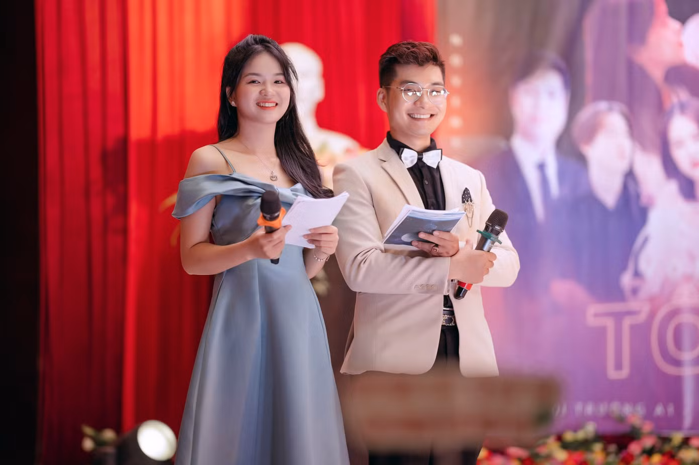 Quỳnh Chiêu cùng bạn dẫn trong các chương trình, sự kiện.