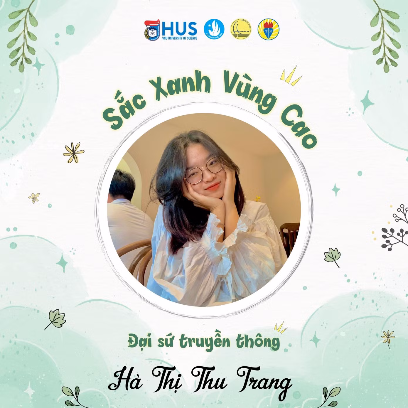 Thu Trang là Đại sứ truyền thông chương trình Sắc xanh vùng cao - tình nguyện Mùa hè xanh.