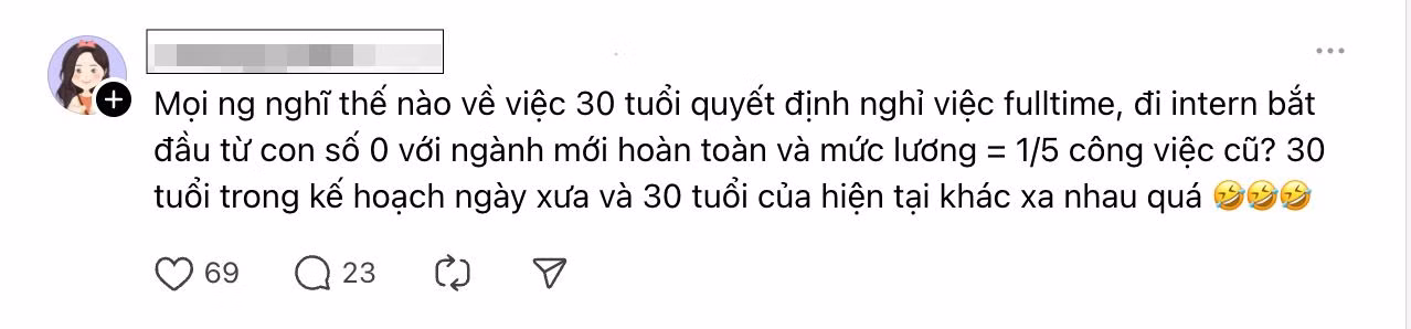 Netizen thoải mái cởi mở chia sẻ về công việc trên Threads. Ảnh: MXH Threads Netizen thoải mái cởi mở chia sẻ về công việc trên Threads. Ảnh: MXH Threads