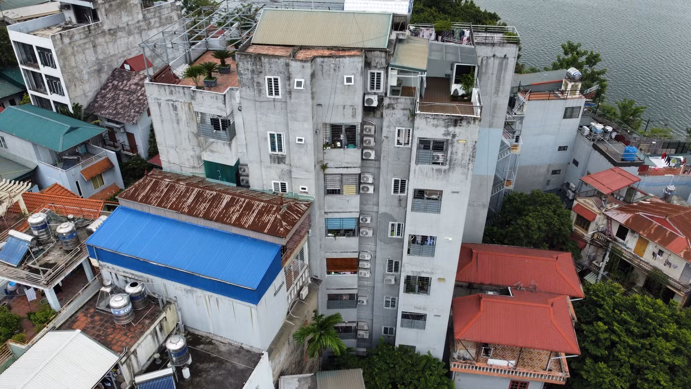 Chung cư mini của bị can Nghiêm Quang Minh trên địa bàn quận Tây Hồ