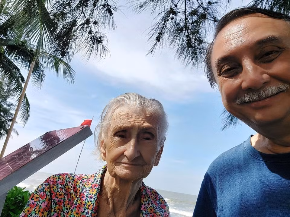 Anh Bê Lô Nguyễn Đặng và mẹ Jutka ở Thanh Hóa