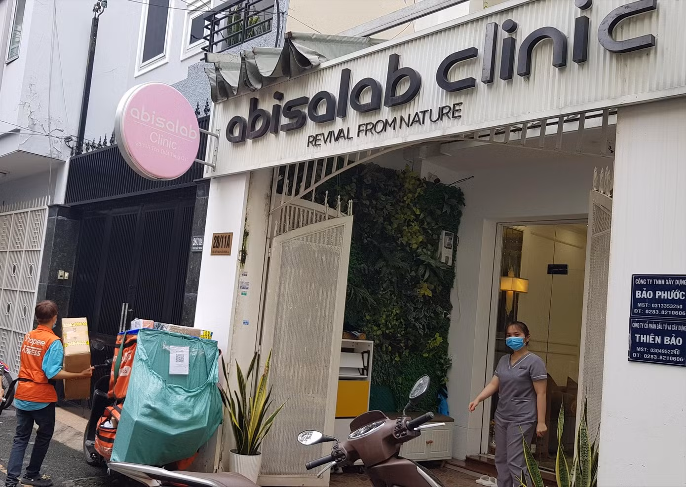 Cơ sở Abisalab Clinic nơi xảy ra sai phạm Ảnh: Vân Sơn