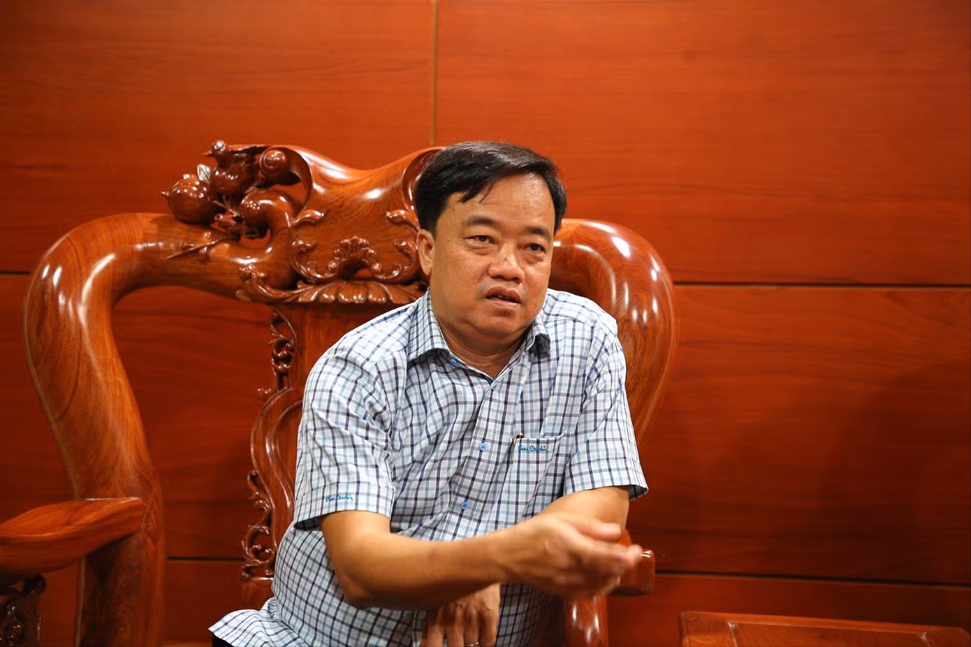 Chủ tịch UBND tỉnh Cà Mau Huỳnh Quốc Việt. Ảnh: Nhật Huy