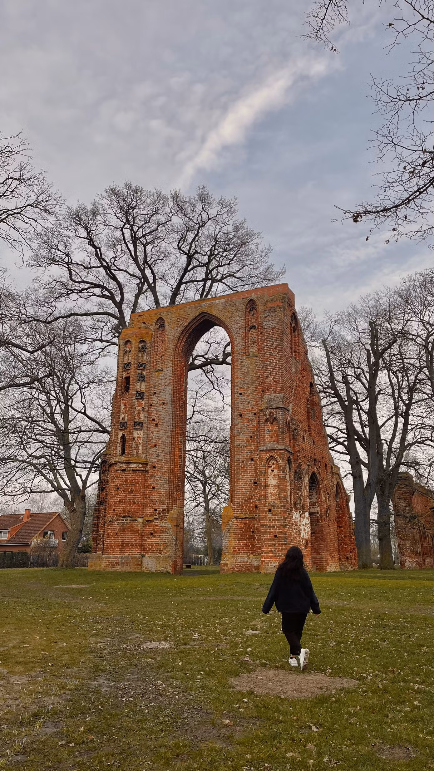 Di tích cổ Klosterruine Eldena tại Greifswald.