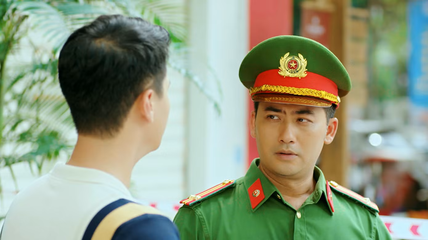 Bảo Anh trong vai đội trưởng đội Cảnh sát hình sự.