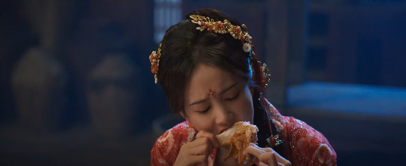 Trái lại, bộ dạng tuyệt thực một cách "sung túc" của Nhất Mộng lại làm chàng phì cười.