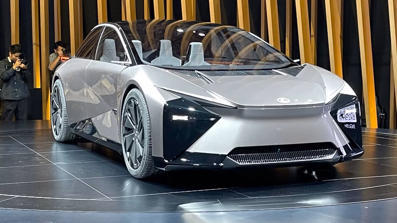 Mẫu xe điện concept Lexus LF-ZC.