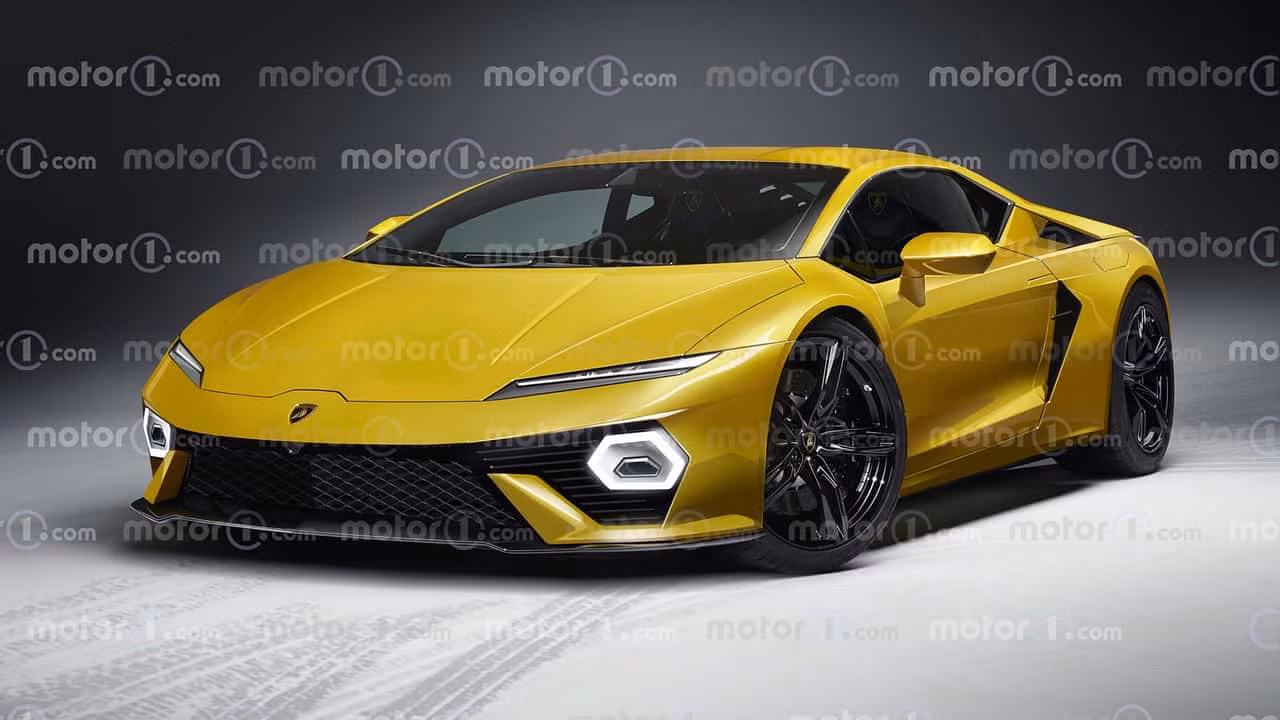 Phác thảo thiết kế Lamborghini Temerario, mẫu siêu xe kế nhiệm của Huracan.