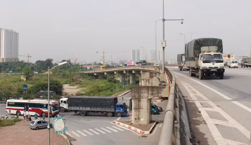 Nút giao cao tốc Pháp Vân - Cầu Giẽ với Vành đai 3.