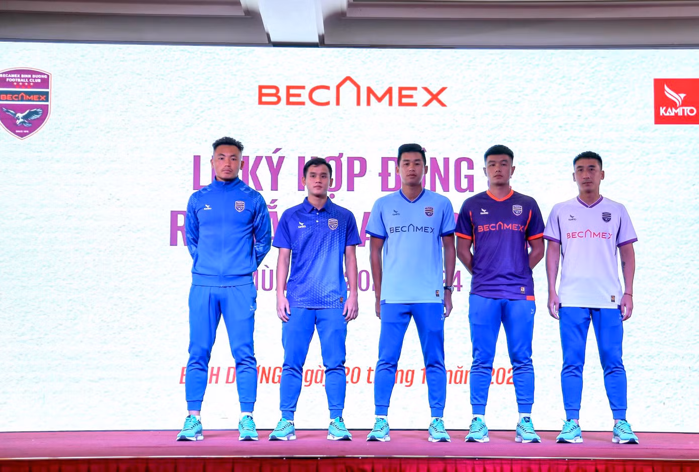 Dàn "sao" mới của CLB Bình Dương tại V.League 2023-2024.