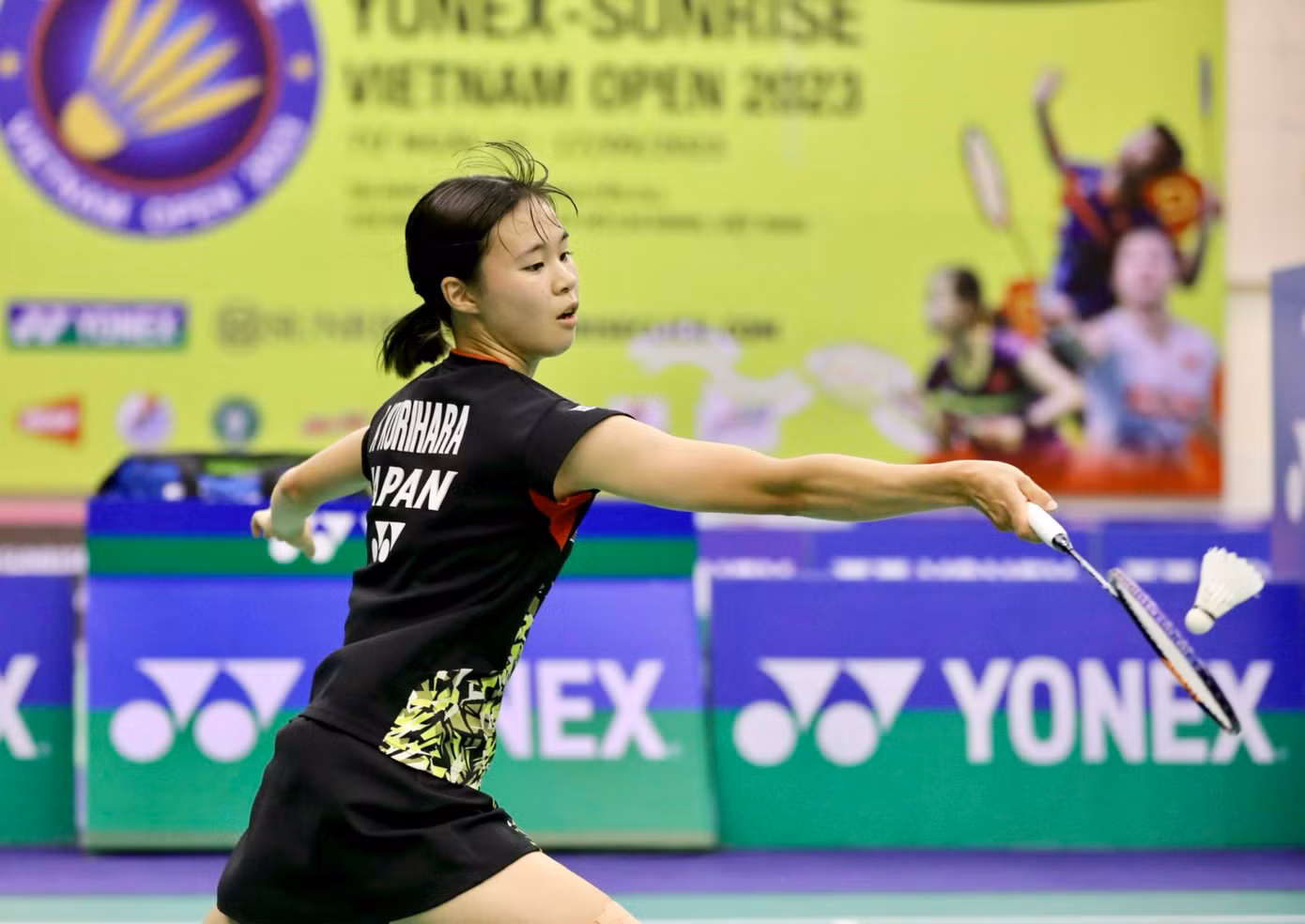 Đối thủ của Thuỳ Linh là Akira Kurihara (Nhật Bản, hạng 156 thế giới)