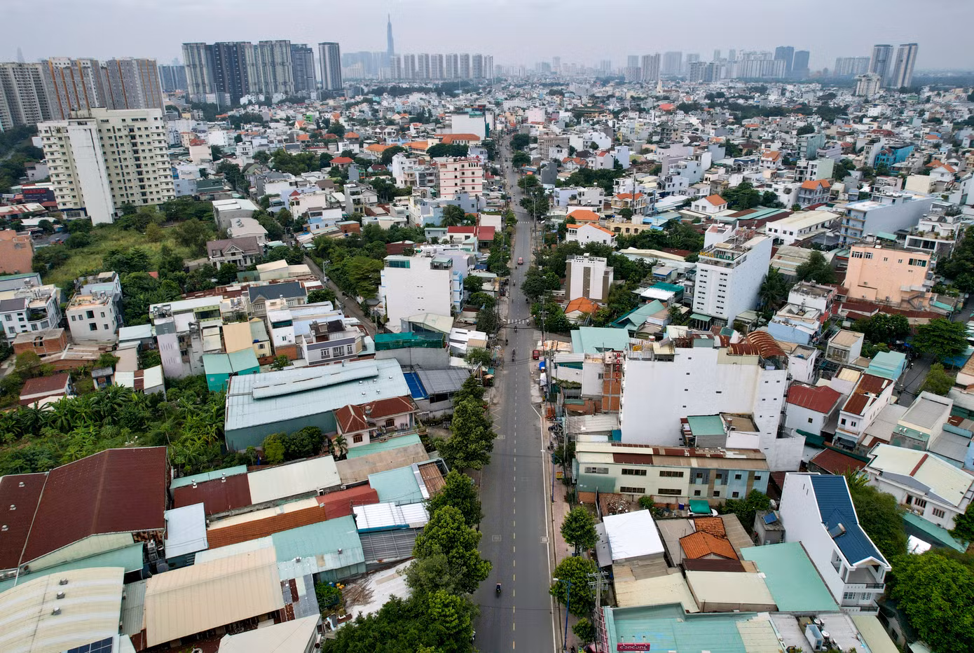 Dự án nâng cấp, mở rộng đường Nguyễn Thị Định có điểm đầu từ cầu Giồng Ông Tố kéo dài đến cầu Mỹ Thủy.