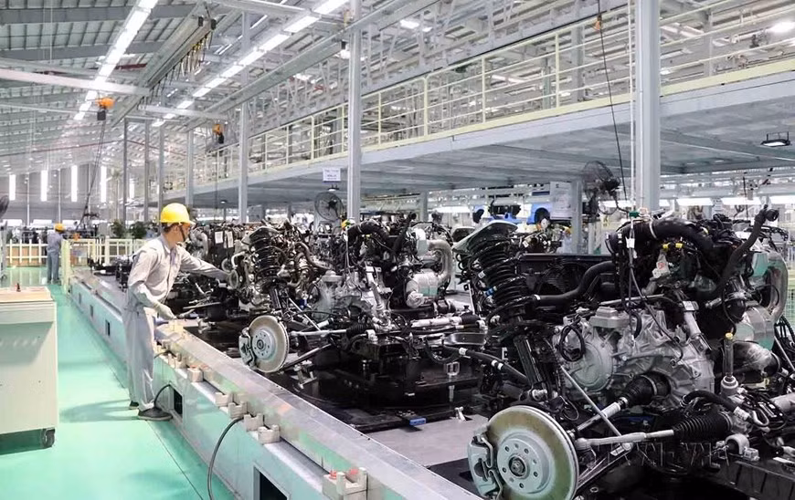 Ngày 5/5/2019, Công ty Cổ phần Ôtô Trường Hải (Thaco) khánh thành nhà máy xe du lịch cao cấp và ra mắt mẫu xe đa dụng châu Âu thương hiệu Peugeot Traveller (Pháp). (Ảnh: Đỗ Trưởng/TTXVN) Ngày 5/5/2019, Công ty Cổ phần Ôtô Trường Hải (Thaco) khánh thành nhà máy xe du lịch cao cấp và ra mắt mẫu xe đa dụng châu Âu thương hiệu Peugeot Traveller (Pháp). (Ảnh: Đỗ Trưởng/TTXVN)