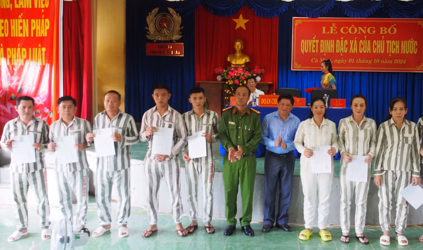 Trại giam Cái Tàu có 35 phạm nhân được đặc xá. Ảnh: Hoàng Giang.