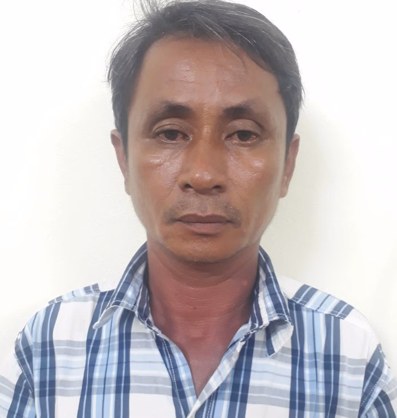 Bị can Trương Văn Sang bị bắt vì chở thuê 9 thiết bị giám sát hành trình của tàu cá khác.