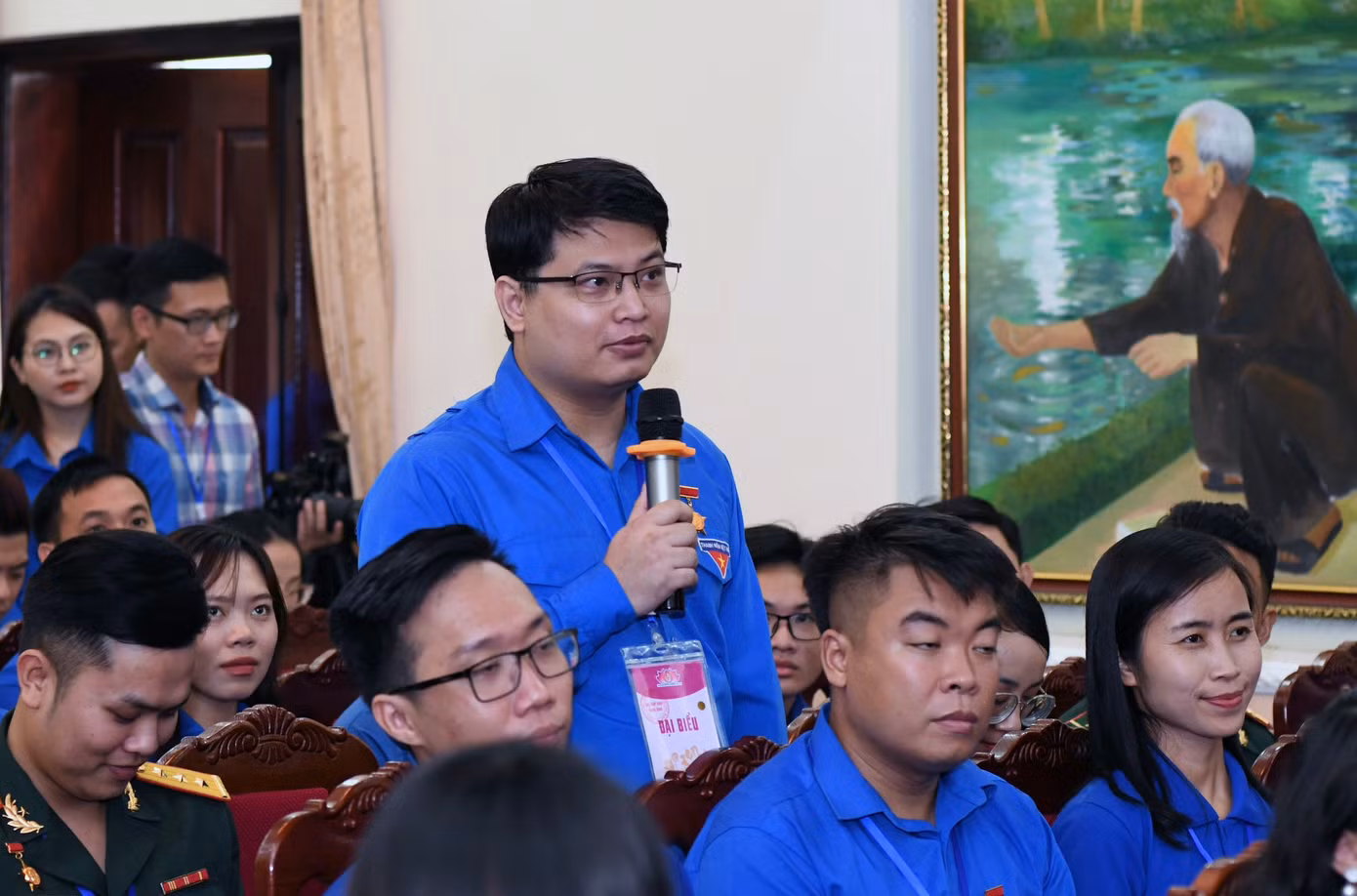 Các đại biểu phát biểu ý kiến tại chương trình. Các đại biểu phát biểu ý kiến tại chương trình.
