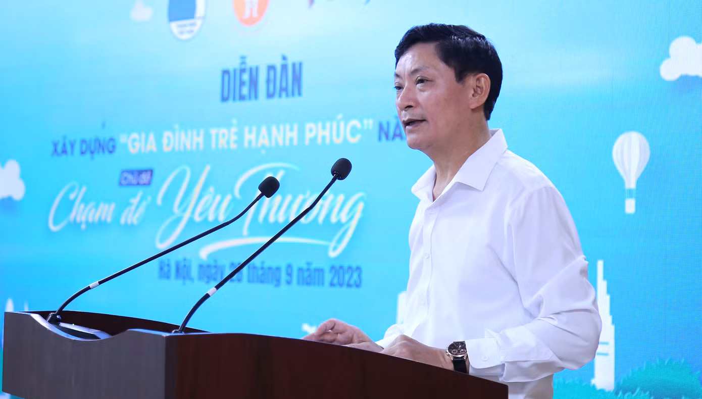 Ông Khuất Văn Quý phát biểu tại chương trình. Ảnh: Lâm Đăng Hải