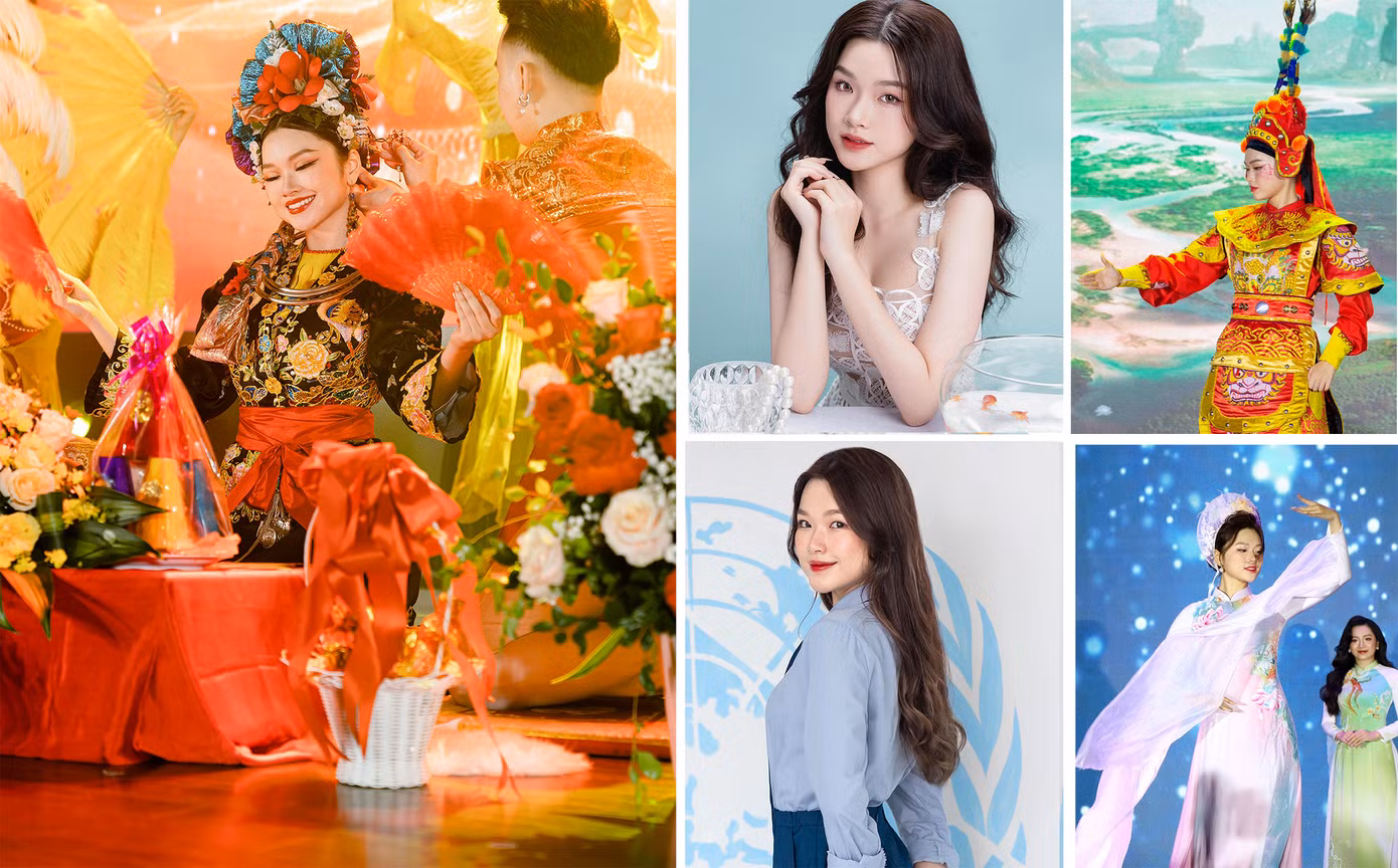 Xuân Linh tại cuộc thi Hoa khôi Ngoại giao - Miss DAV 2023