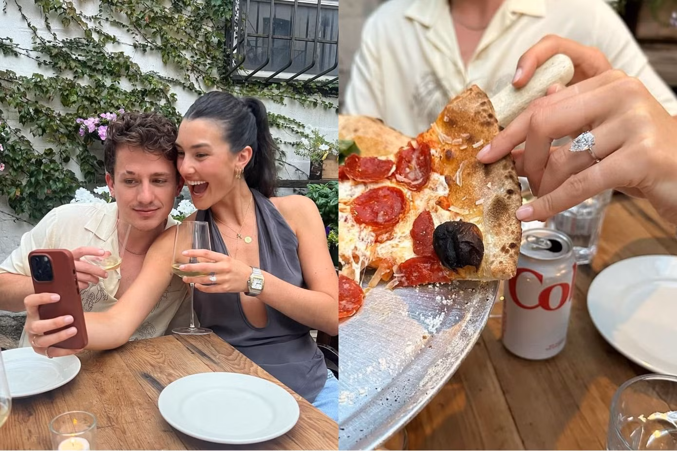 Charlie Puth đăng ảnh tình tứ bên vị hôn thê của mình.