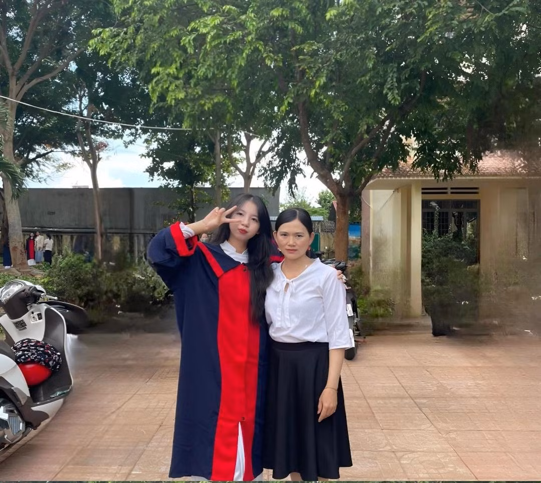 Ba mẹ là nguồn động lực to lớn để Kiều Nhi vươn lên trong học tập.