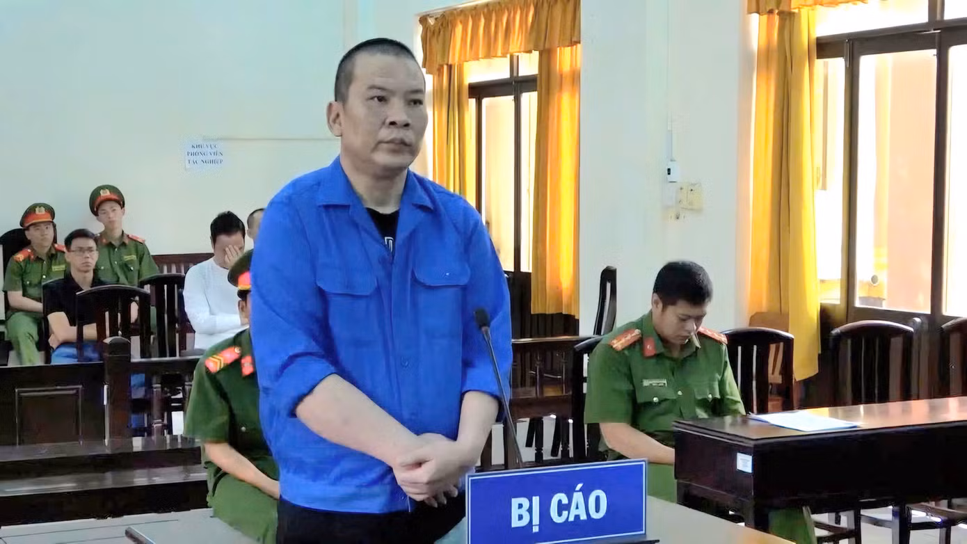 Bị cáo Nguyễn Văn Lợi tại toà. Bị cáo Nguyễn Văn Lợi tại toà.