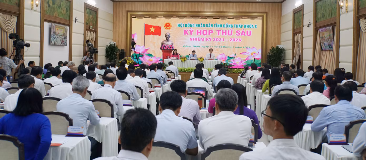 Quang cảnh kỳ họp. Ảnh: Hòa Hội.