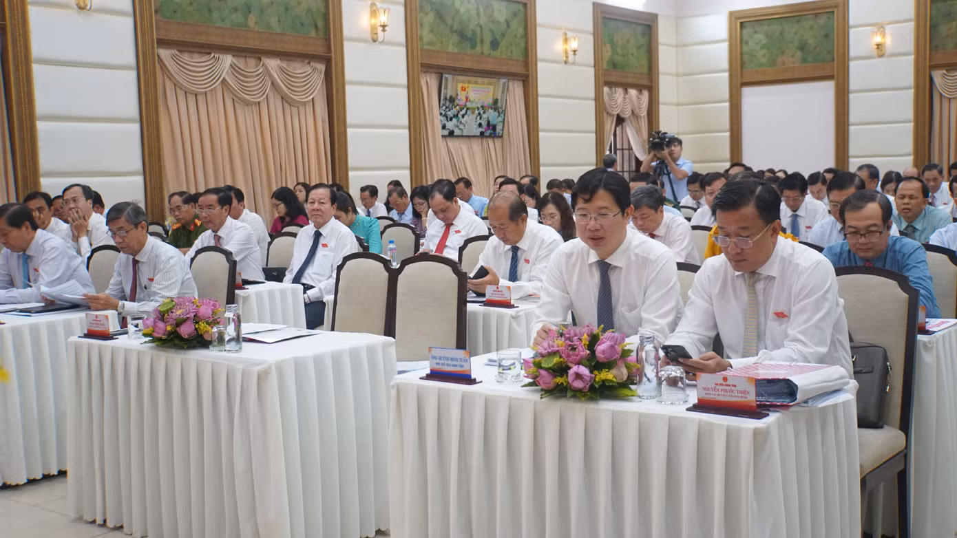 Quang cảnh kỳ họp. Ảnh: Hòa Hội.