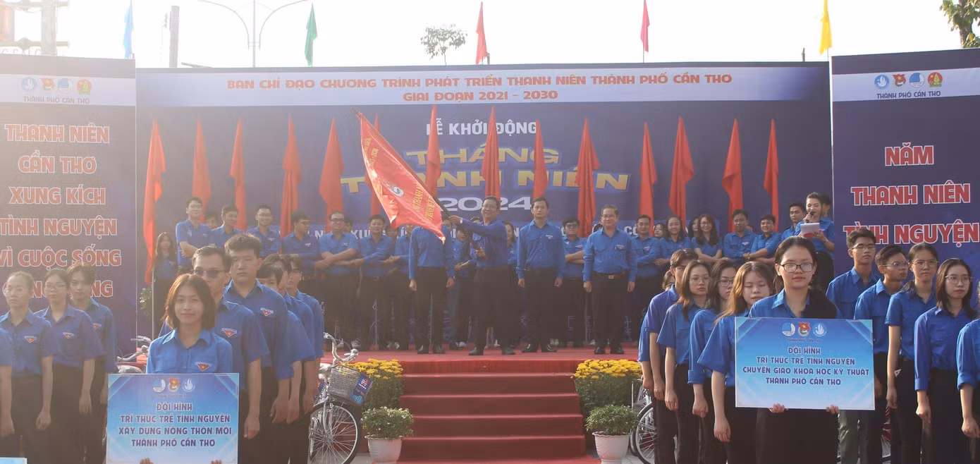 Cần Thơ khởi động Tháng Thanh niên 2024.