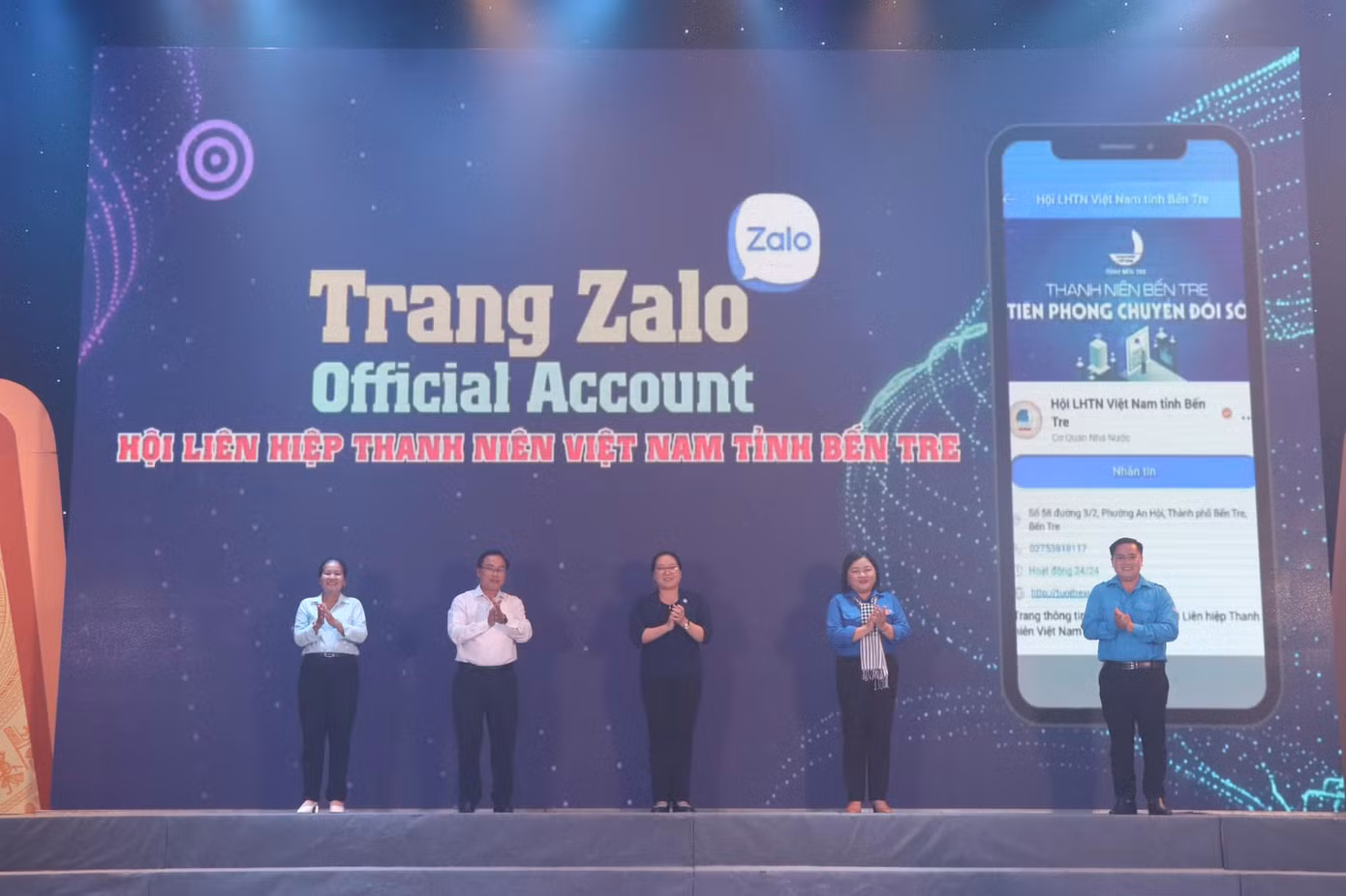 Ra mắt trang Zalo của Hội LHTN Việt Nam tỉnh Bến Tre.