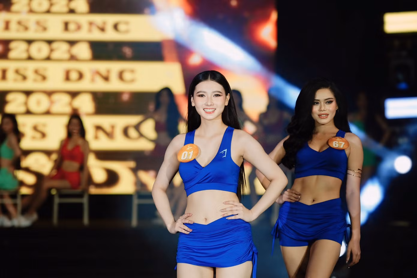 Thí sinh tự tin trình diễn trang phục thể thao Thí sinh tự tin trình diễn trang phục thể thao