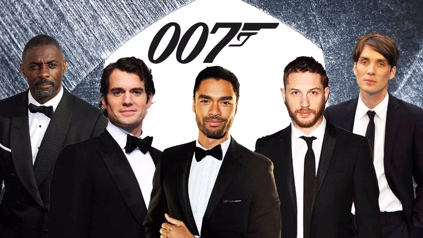 Sau khi Idris Elba bị loại, Henry Cavill, Rege-Jean Page, Tom Hardy và Chiwetel Ejiofor (trừ trái qua phải) là những cái tên tiềm năng cho vai James Bond mới.
