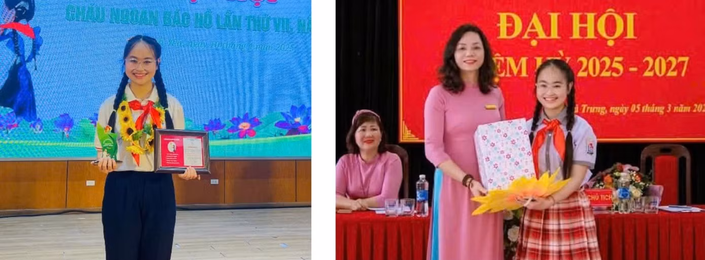Nhật Linh luôn năng nổ, tích cực tham gia nhiều hoạt động, phong trào, công tác Đội.