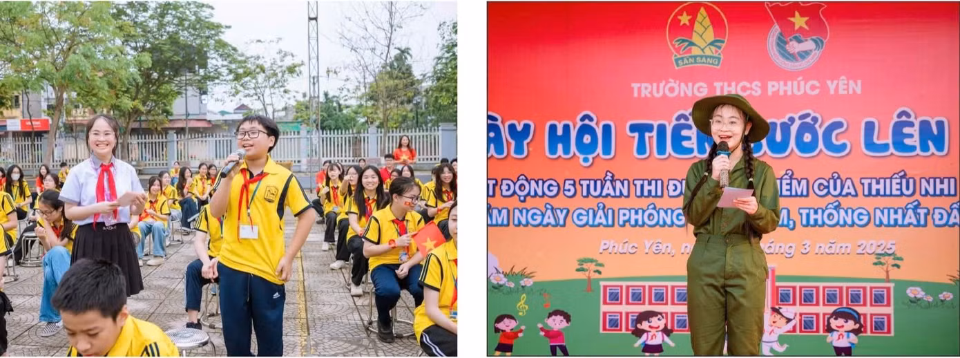 Nhật Linh luôn năng nổ, tích cực tham gia nhiều hoạt động, phong trào, công tác Đội.