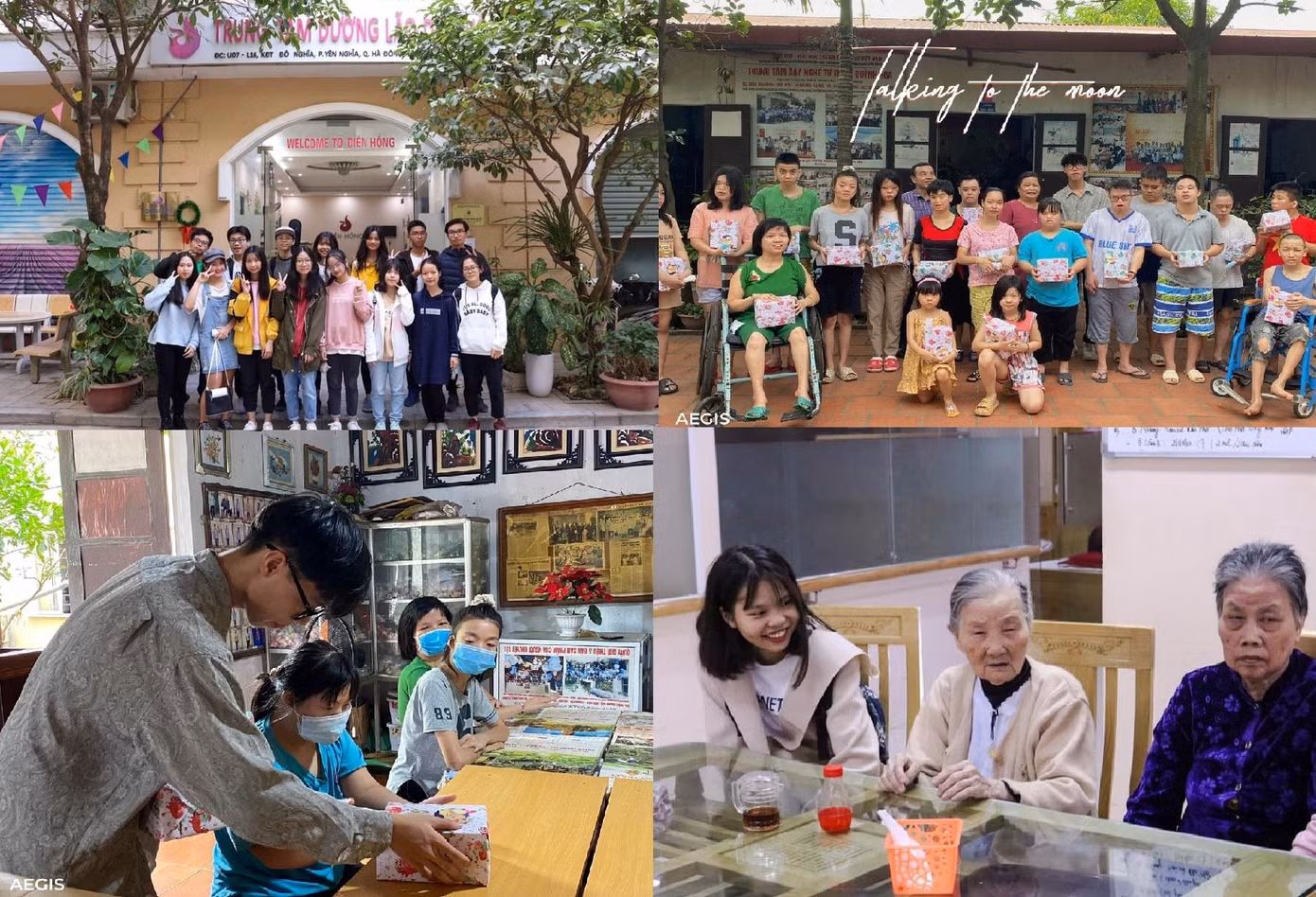 Dự án phi lợi nhuận Aegis Project được thành lập bởi một nhóm học sinh đến từ các trường THPT trên địa bàn Hà Nội đã thực hiện được nhiều hoạt động ý nghĩa trong suốt gần 3 năm qua. Ảnh: Aegis Project