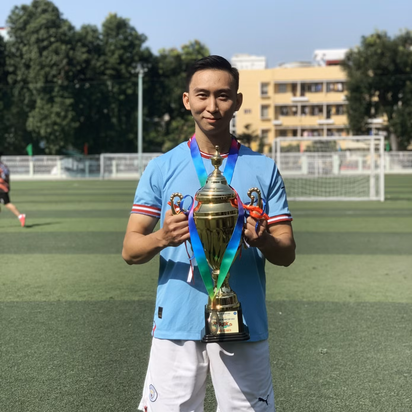Mới đây, Minh Thái và đồng đội đã đạt giải Nhì tại DAV CUP 2022.