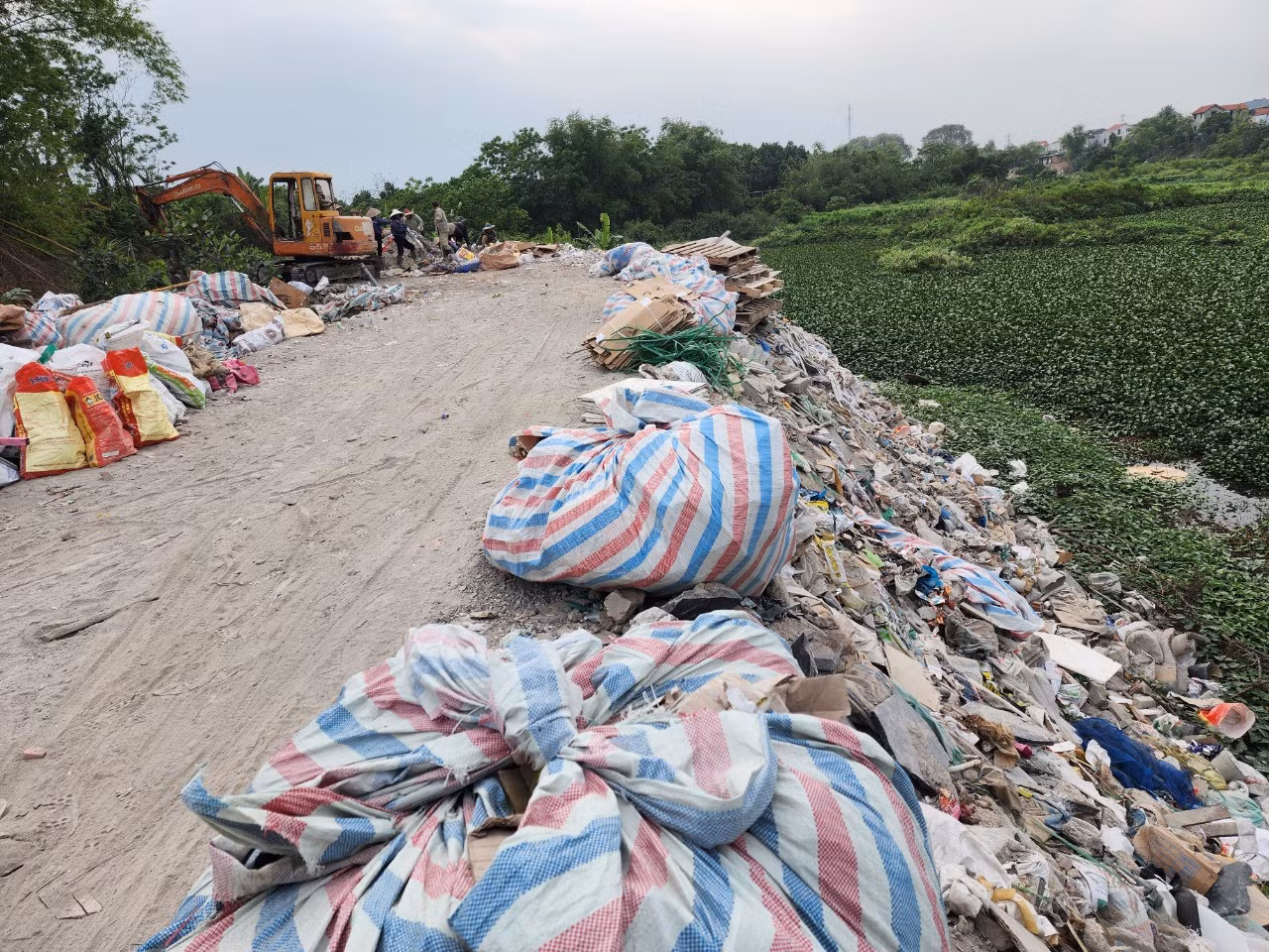 Chủ tịch UBND huyện Quốc Oai Nguyễn Trường Sơn cho biết sau khi tiếp nhận thông tin từ báo Tiền Phong, UBND huyện đã yêu cầu UBND các xã và phòng chuyên môn kiểm tra, làm rõ.