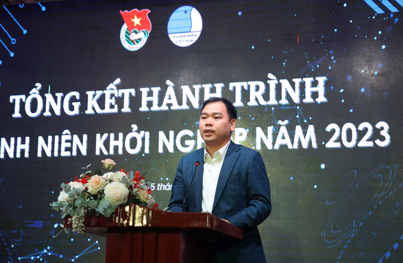 Anh Nguyễn Xuân Hiếu phát biểu tại chương trình. Ảnh: Lâm Đăng Hải
