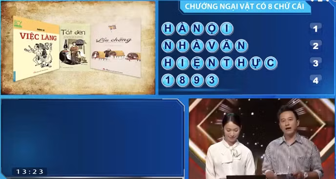 Hoàng Nam đã giải đáp chính xác ẩn số chướng ngại vật cần tìm là "Ngô Tất Tố".