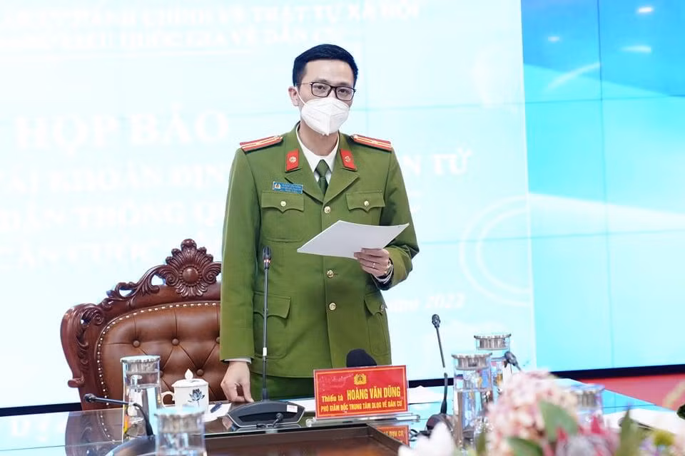Đại diện C06 phát biểu tại họp báo.