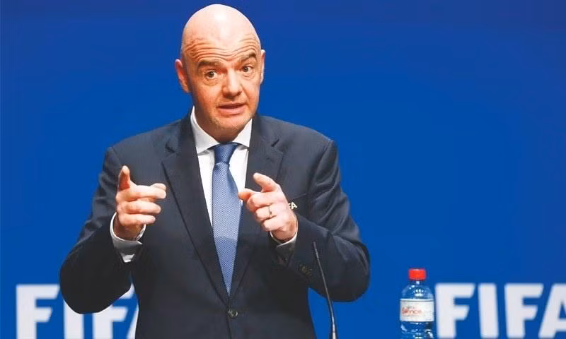 Ông Infantino, chủ tịch FIFA