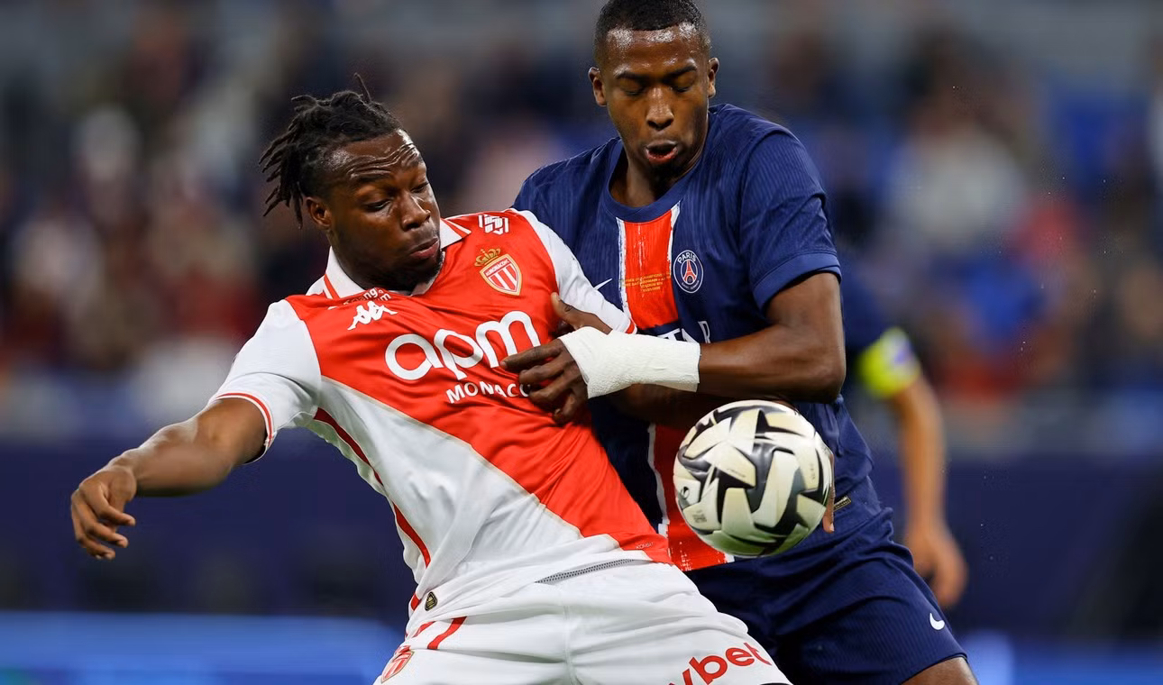 Monaco thua 3, hòa 1 trong 4 lần gặp PSG vừa qua